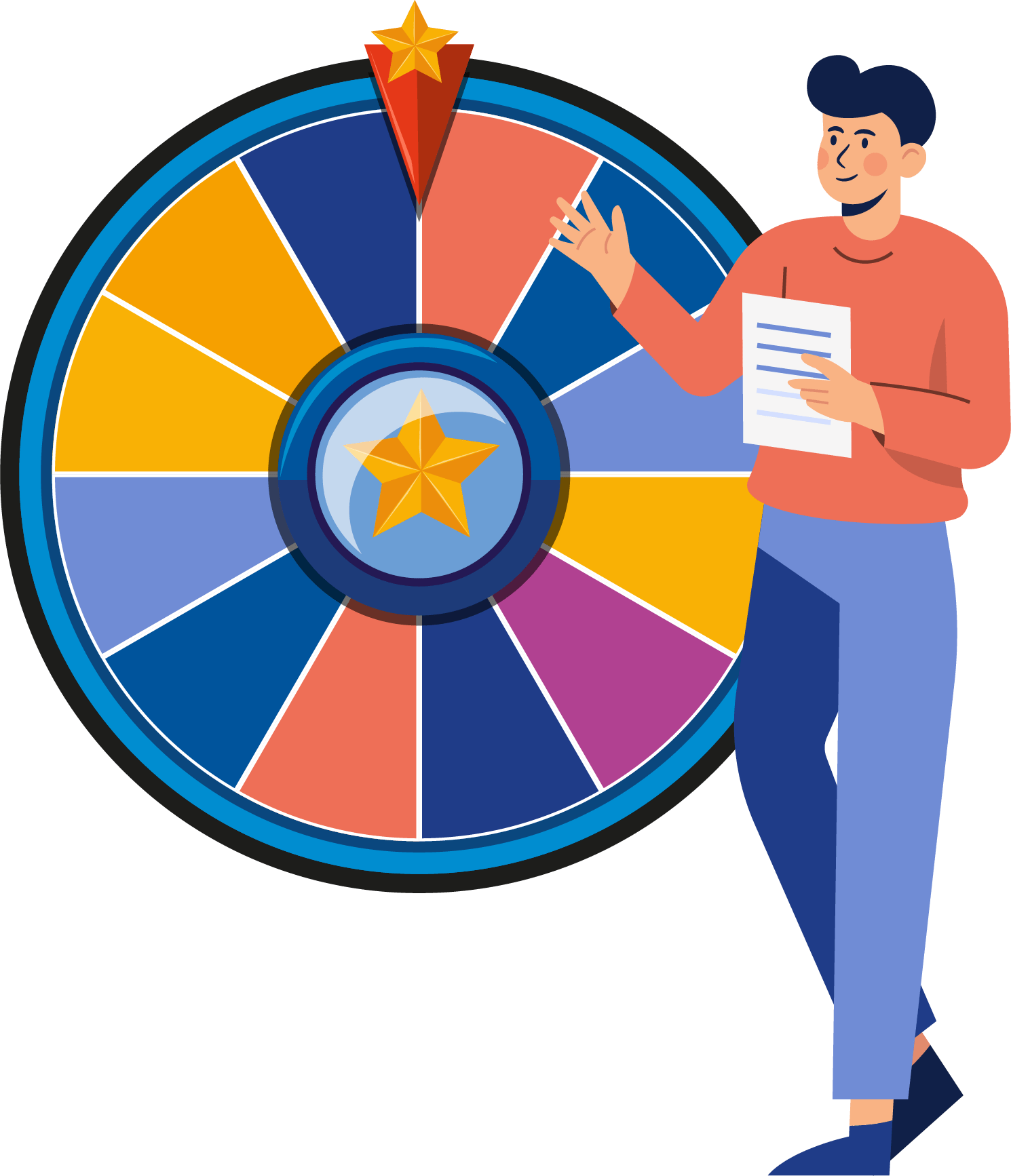 Free Spin Wheel Widget for website kwiqreply
