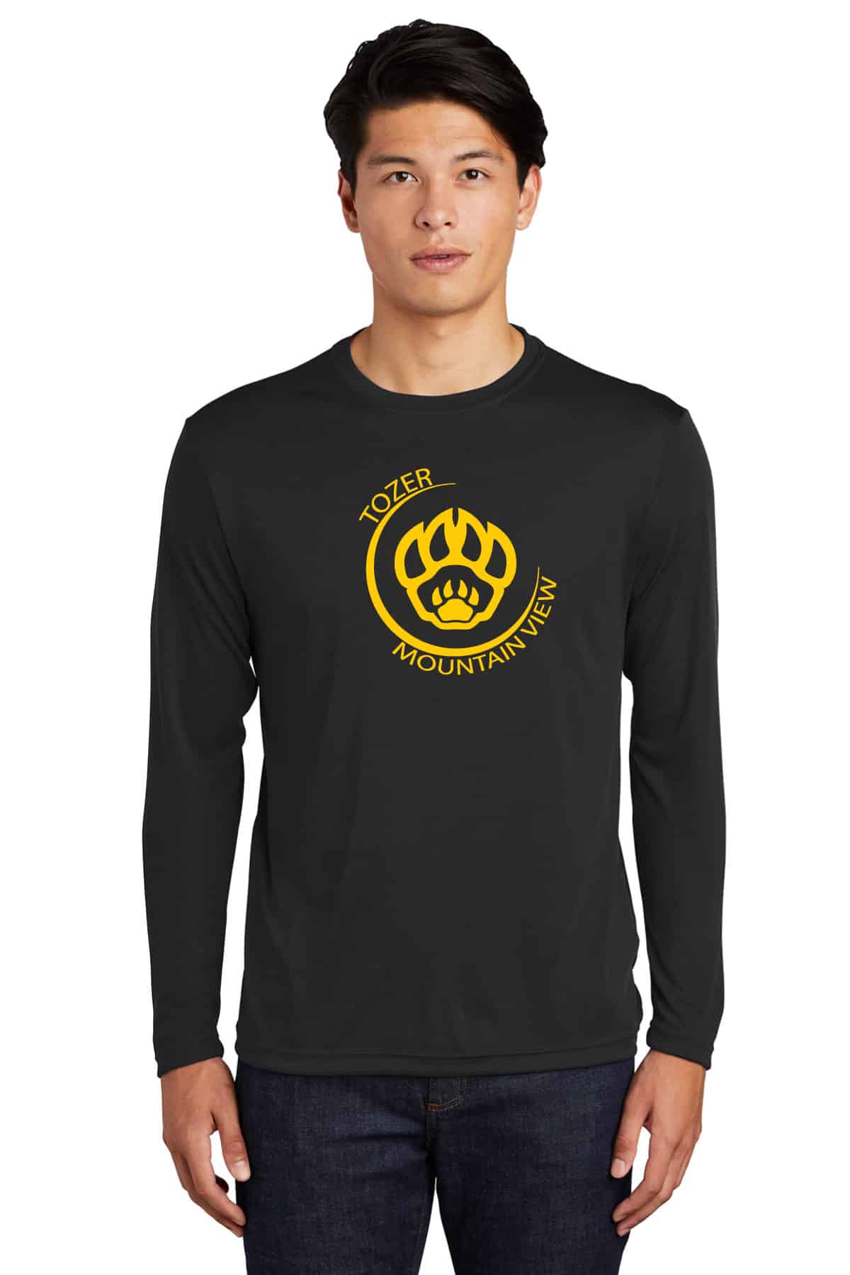 Tozer Mountain View Adult Performance Long Sleeve Tshirt K&W Printing