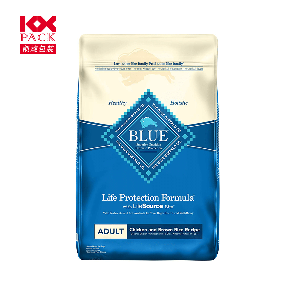 Dog food red bag Customized Design Plastic Food Grade Bird Food Bag