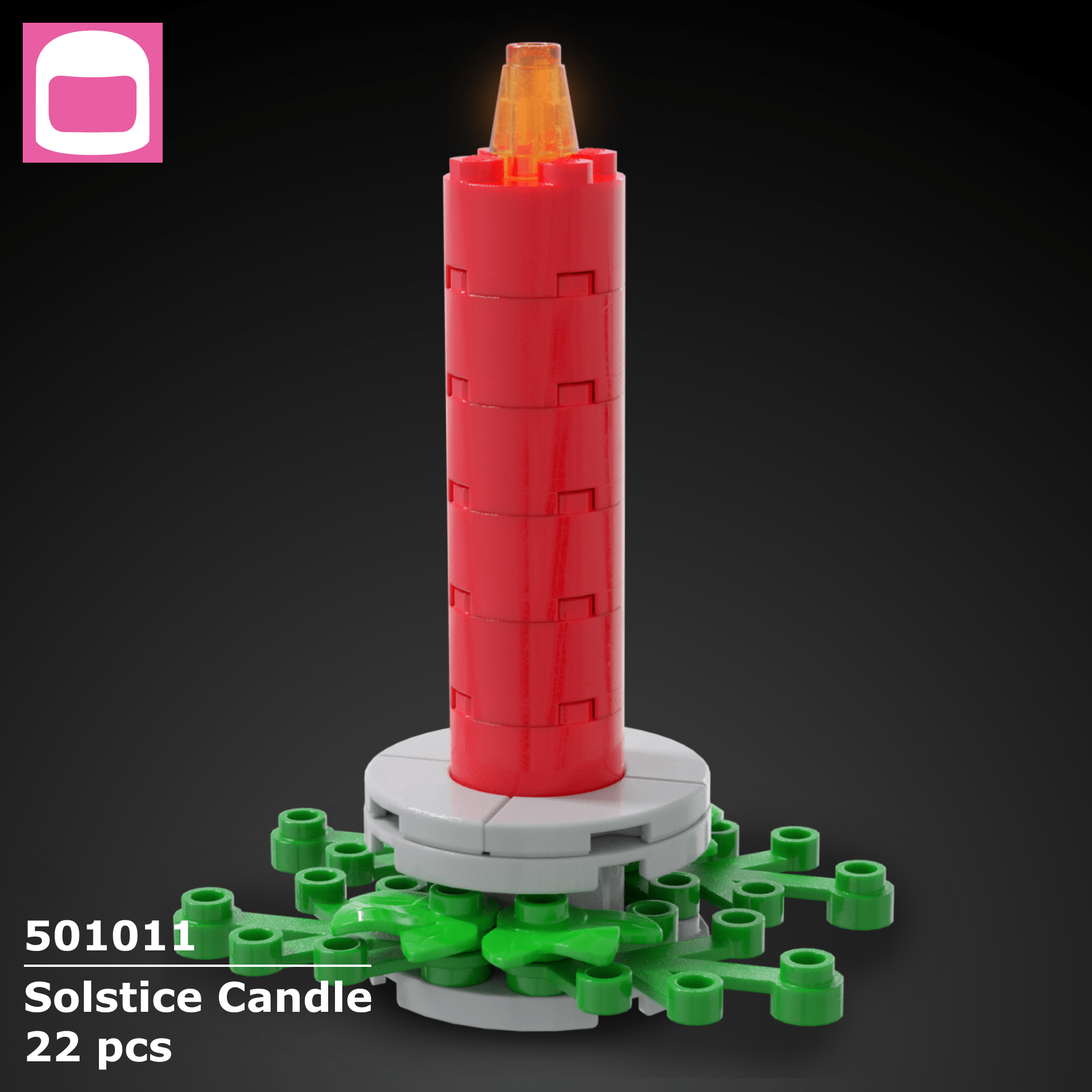 LEGO Solstice Candle Instructions / kye bricks