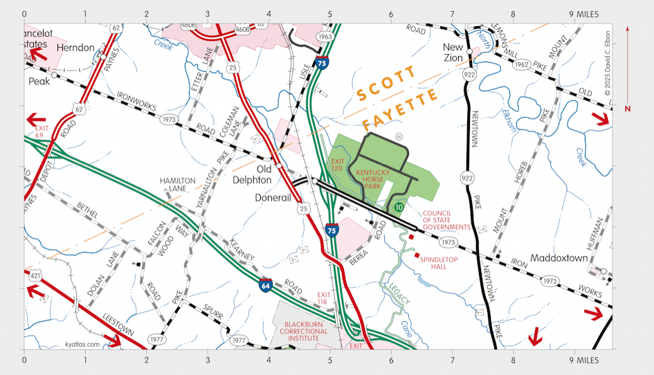 Kentucky Horse Park Map