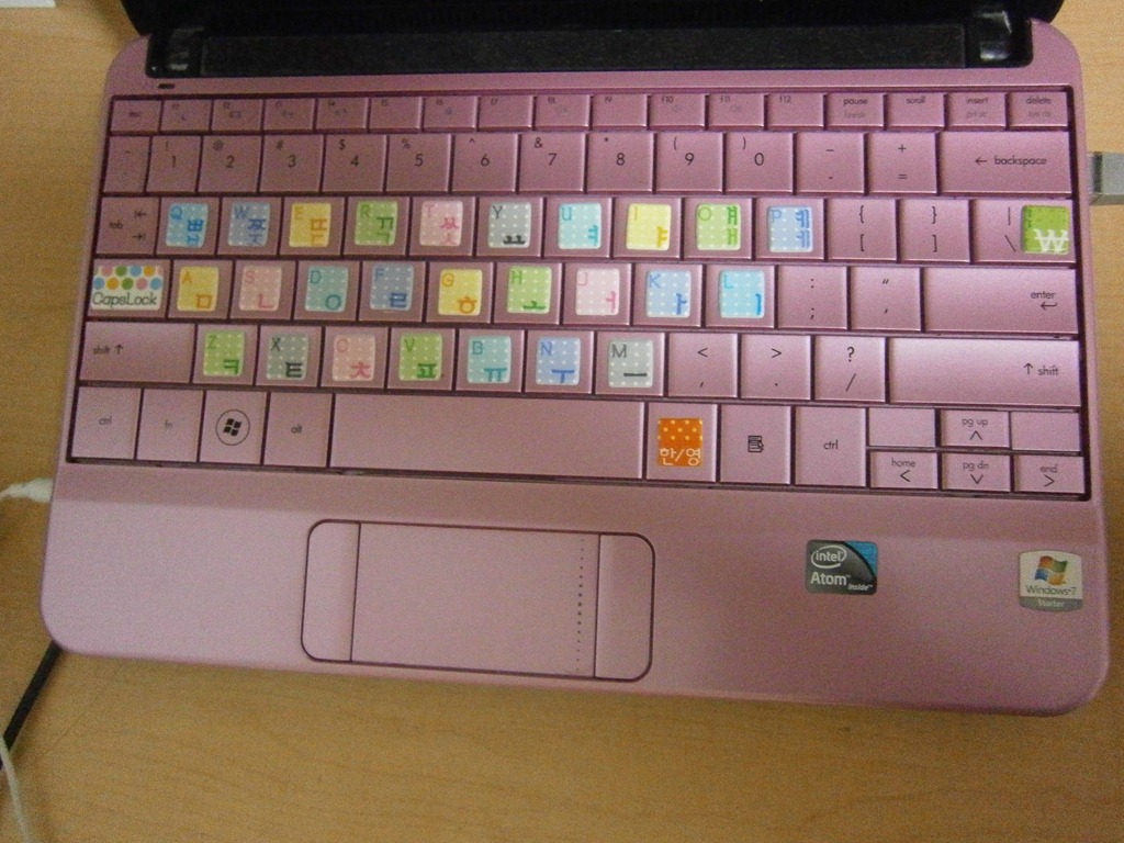 Korean keyboard stickers cute
