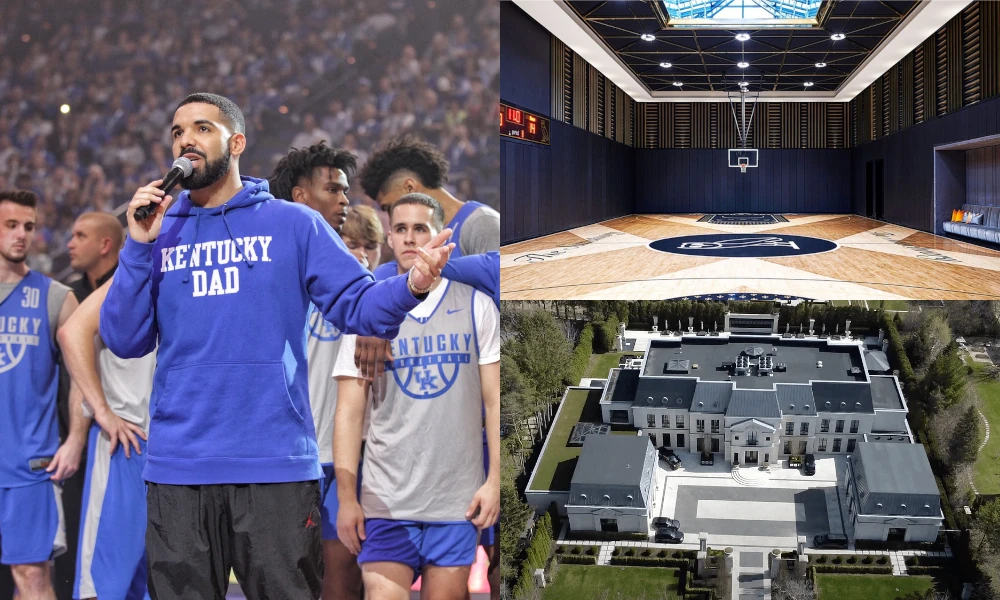 Kentucky Basketball Practiced at Drake's 100 Million Mansion During