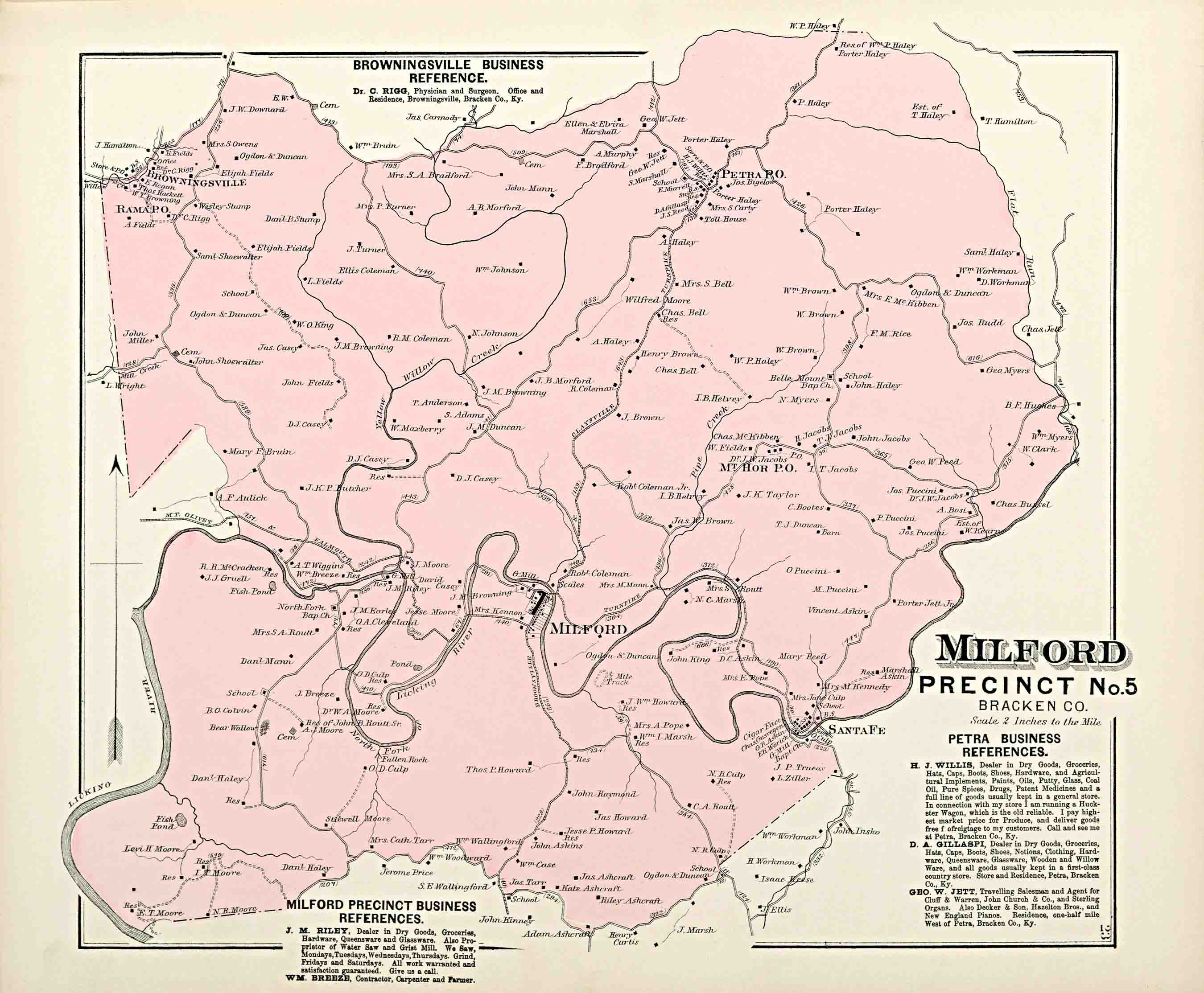 Bracken County, Kentucky USGen Free Genealogy Directories