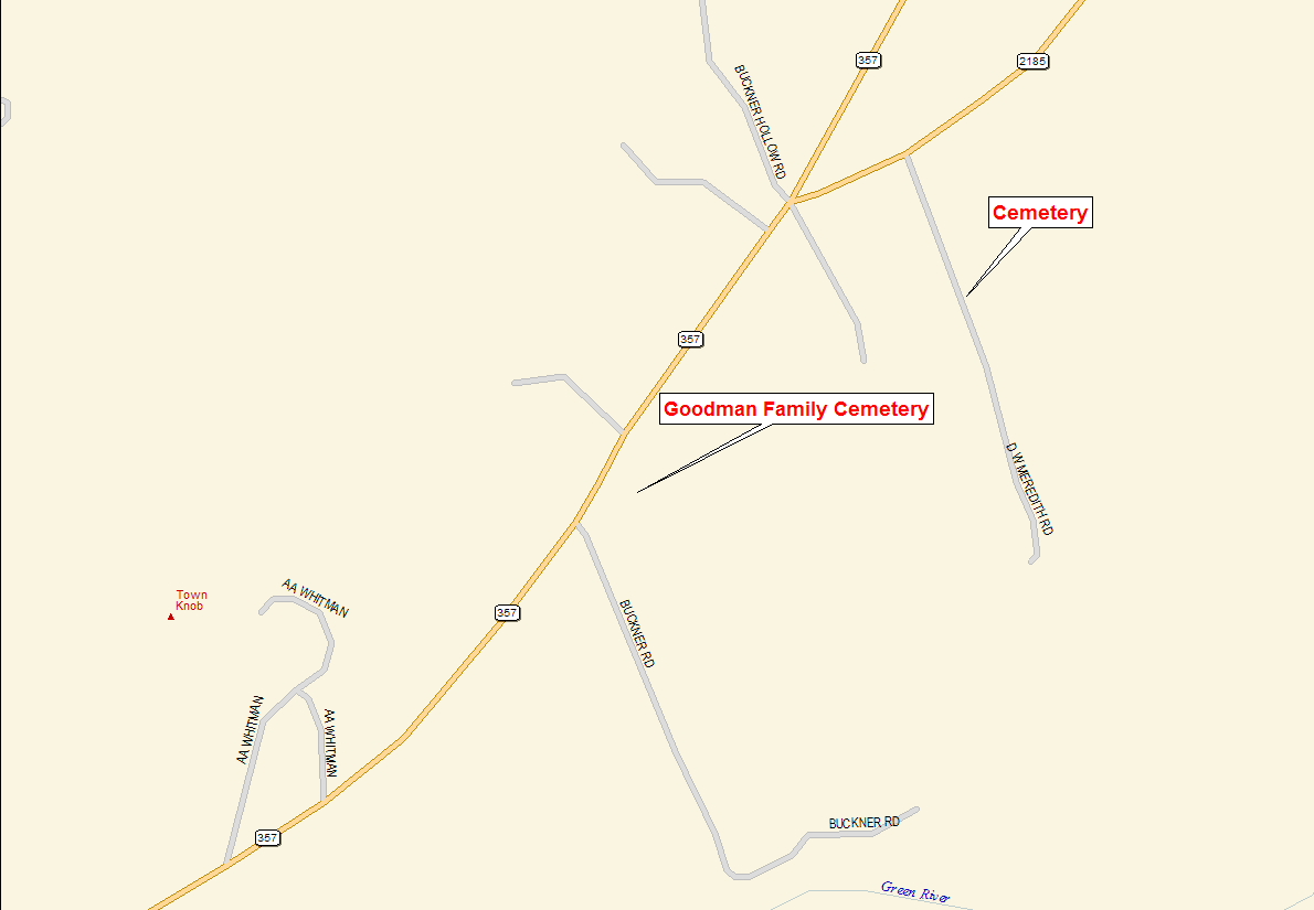 Goodman Cemetery Map