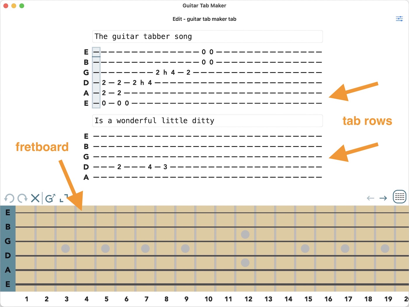 Guitar Tab Maker The Guide Mac Edition KG