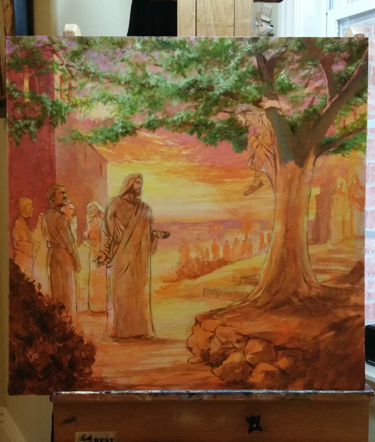 How I Paint a Bible Painting Part 3 Kyle Henry Art