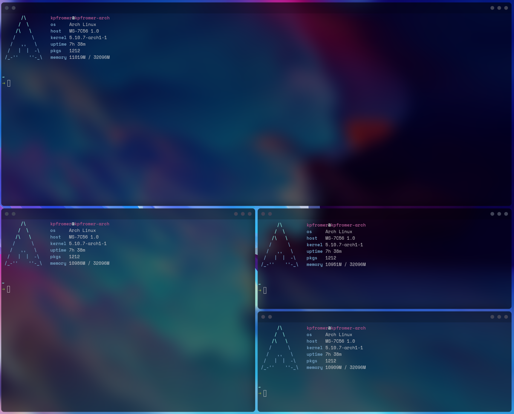Terminal Setup On Arch