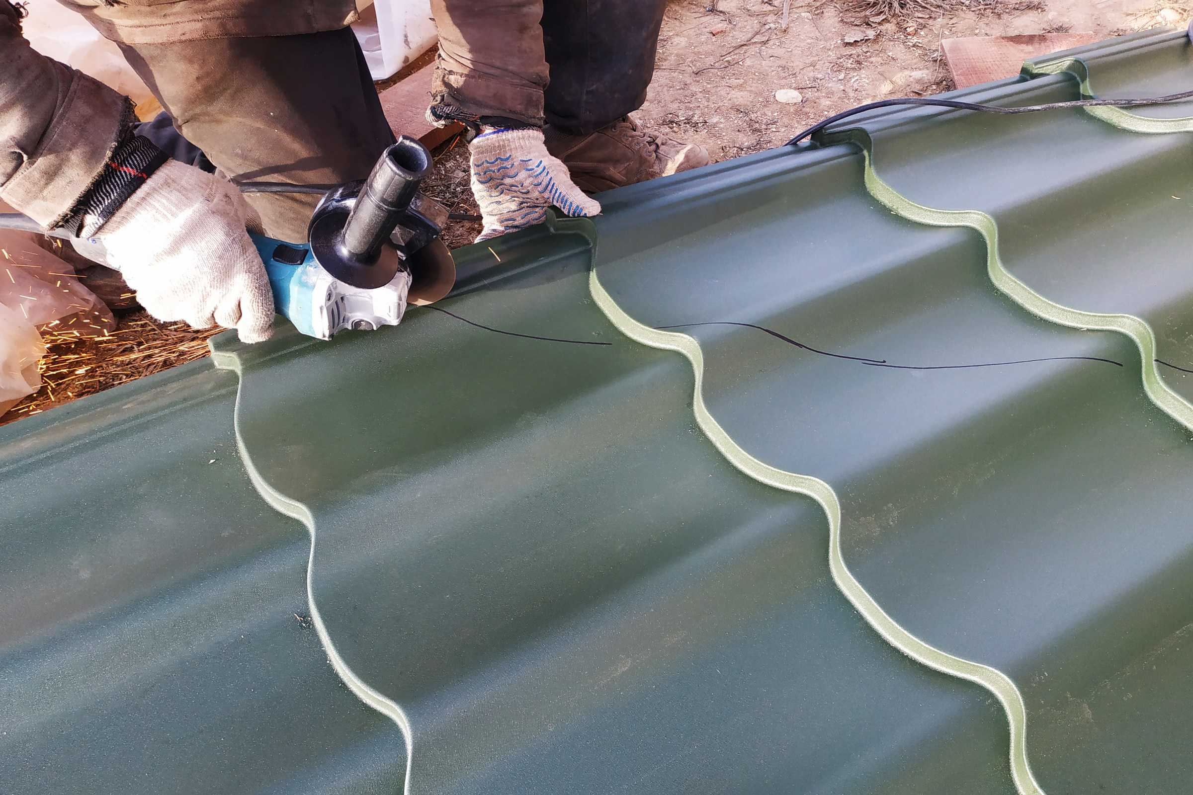 Roofing Basics Cutting Metal Roof Panels Kyle's Garage