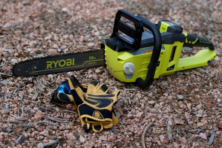 How to put a chain back on an electric chainsaw without any difficulty