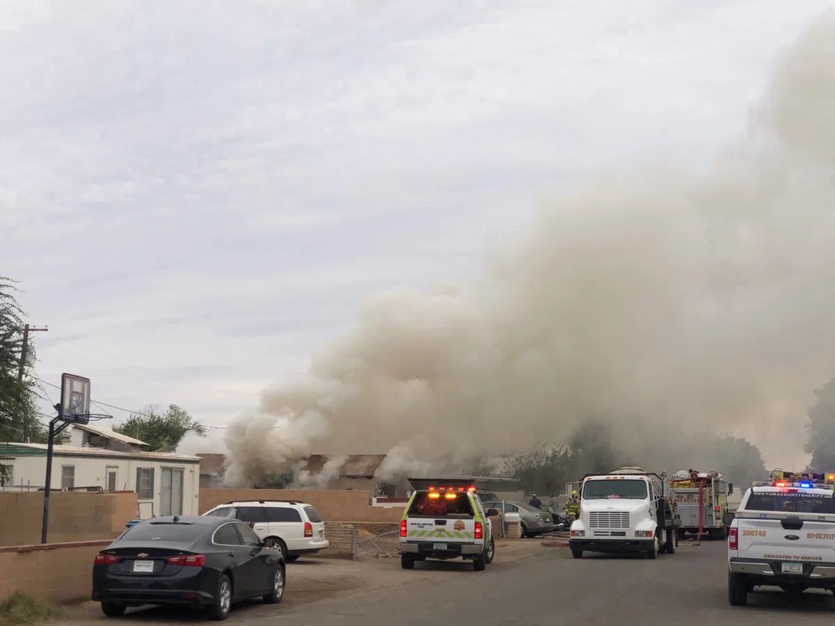 Update Rural Metro douses house fire in Yuma KYMA