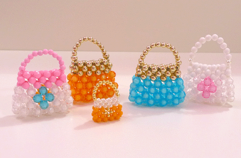 串珠新作＊可愛迷你手提包