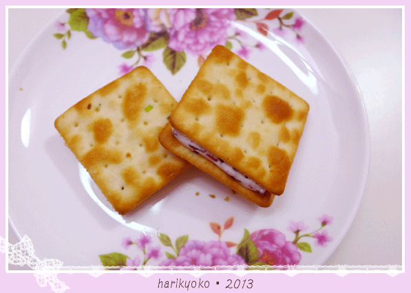 好吃又涮嘴的★ 一之軒 ★  蘇打餅三明治 ★ ˆ◡ˆ