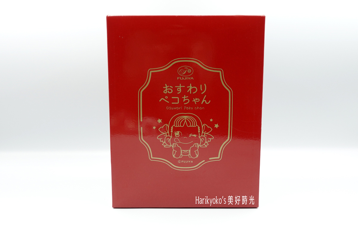 不二家PEKO｜坐姿PEKO醬陶瓷娃娃・おすわりペコちゃん｜2021年12月聖誕節限定款
