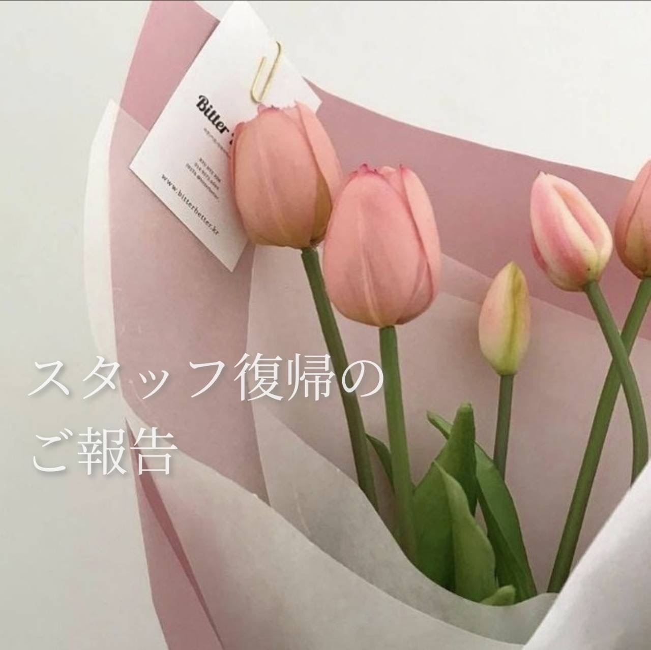 アイラッシュスタッフの復帰のお知らせ