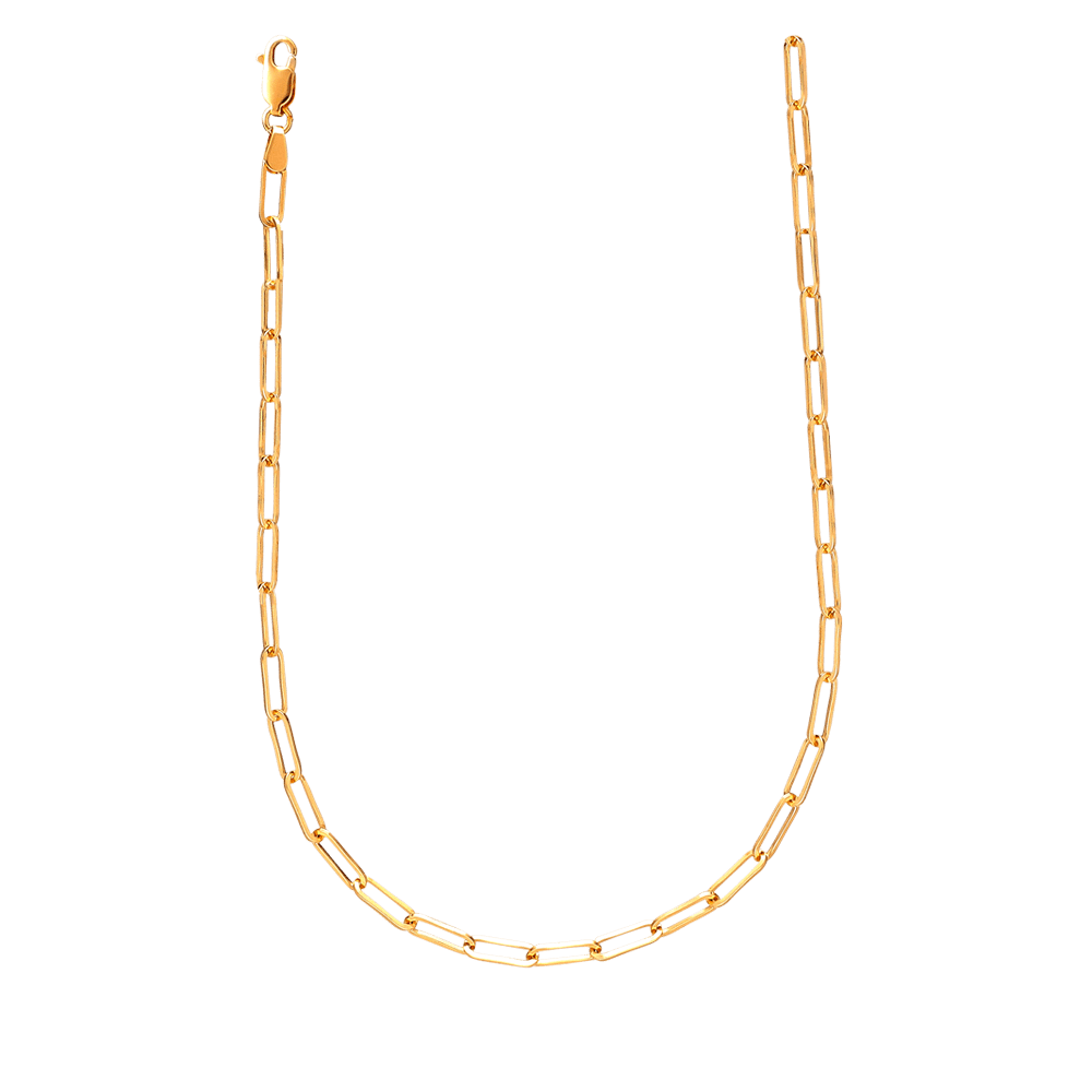 Gold Paperclip Necklace Kyper & Co.