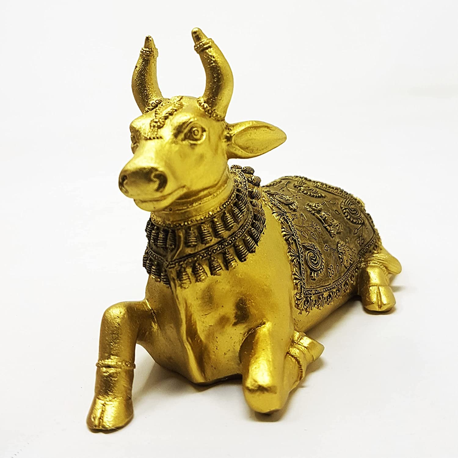 VM Nandi Detailed Replica of Nandi from the Vishalakshi Mantap, AOL