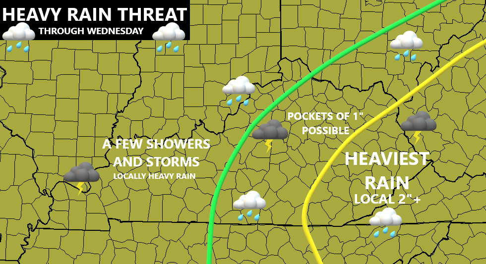 Heavy Rain For Some Kentucky Weather Center with Meteorologist Chris