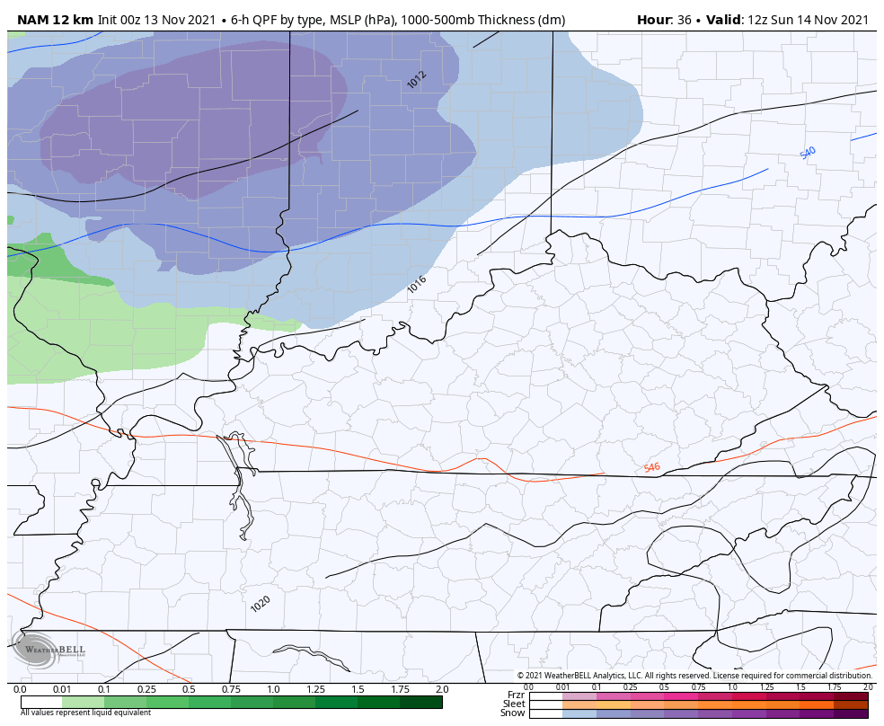 Light Snow Potential For Some On Sunday Kentucky Weather Center with