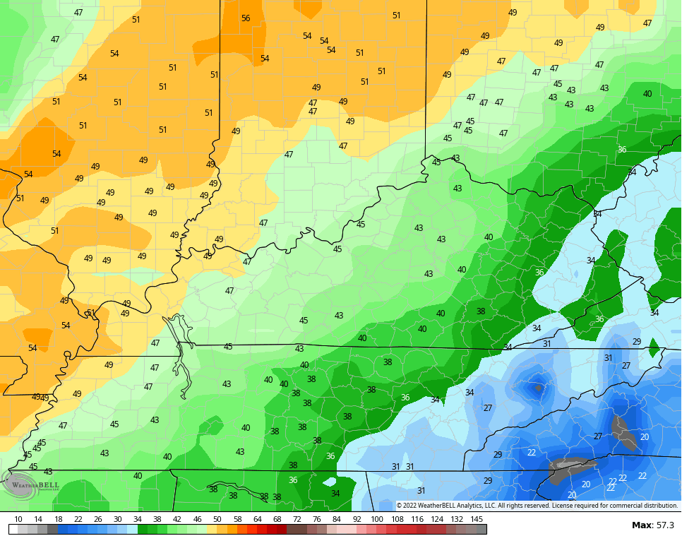 Tracking A Weekend Cold Front and Changes Next Week Kentucky Weather