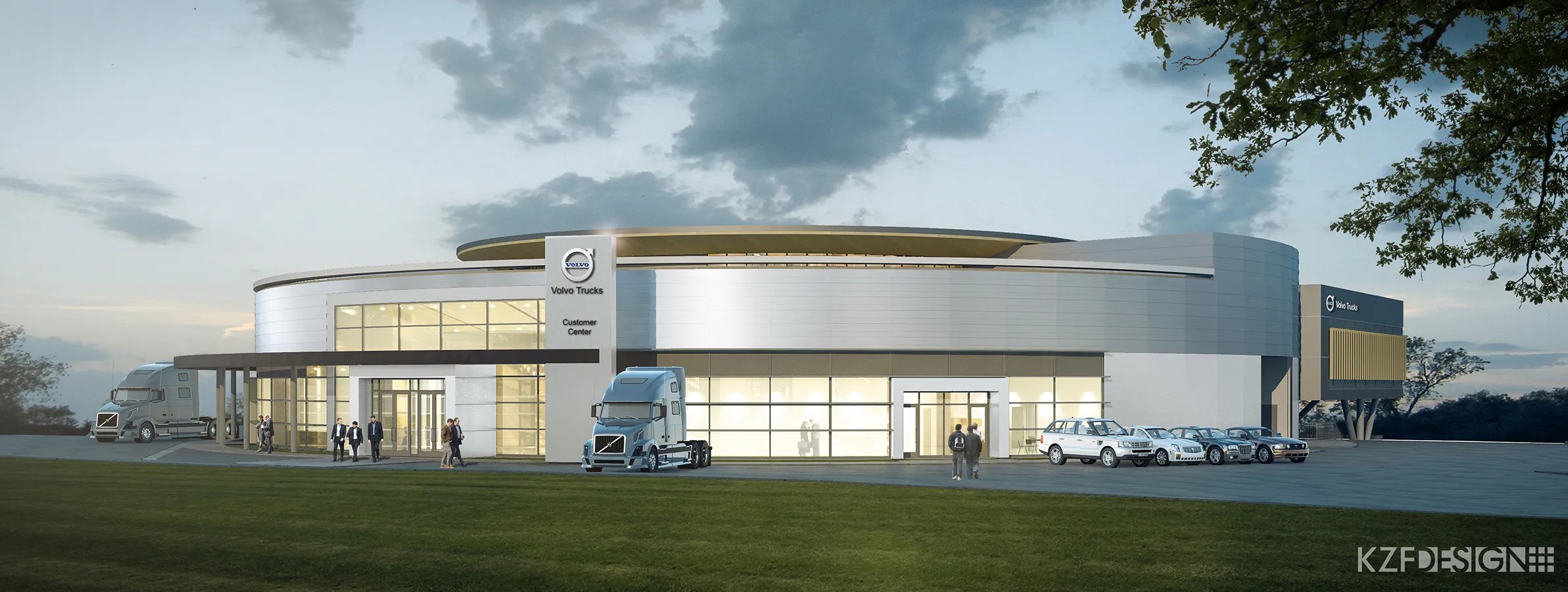 Volvo Trucks Breaks Ground on New Customer Experience Center KZF