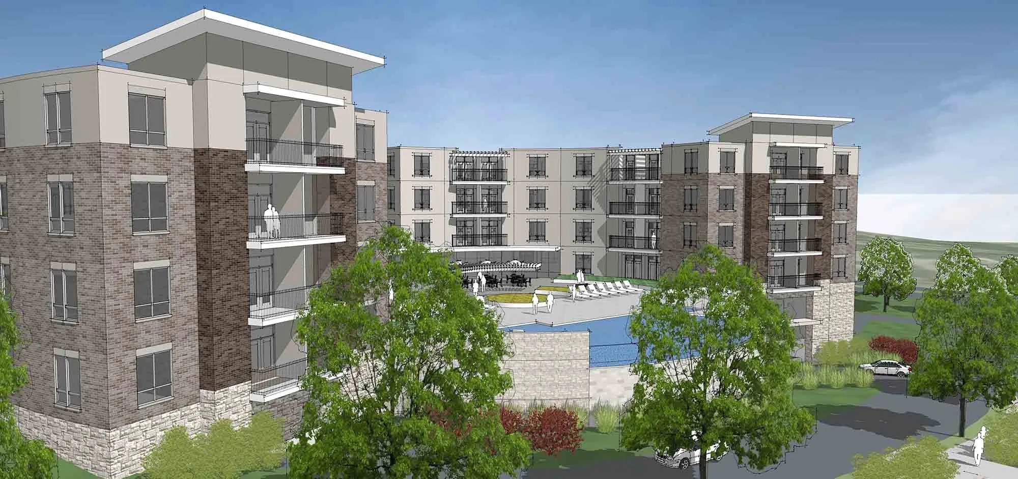 Vantage at Towne Center Apartments KZF Design Designing Better Futures