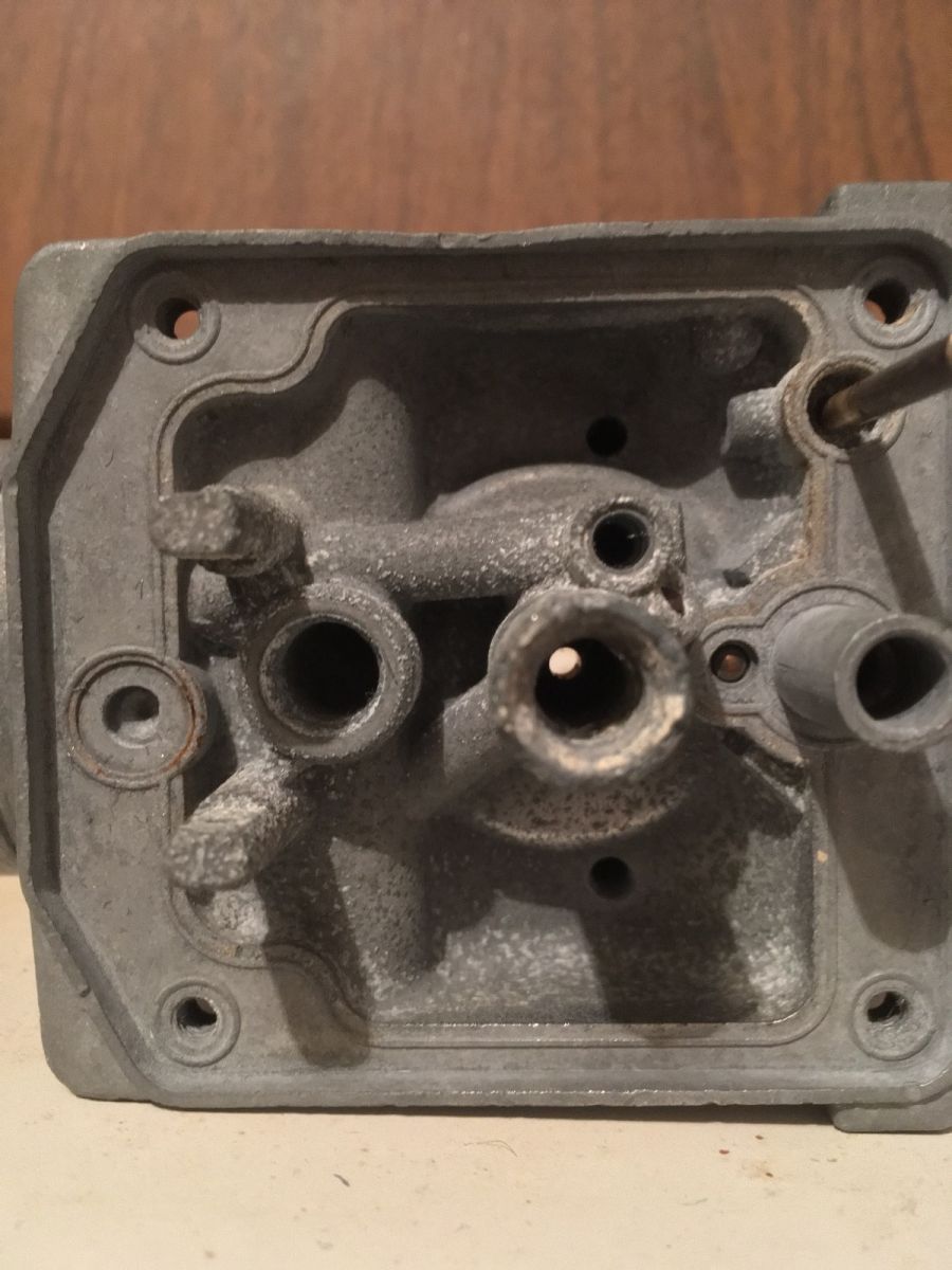 Looking for best process to remove tough corrosion on bottom of carb