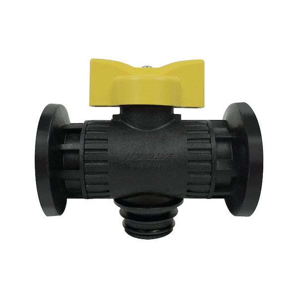 KZValve 3Way Motorized & Manual Ball Valve