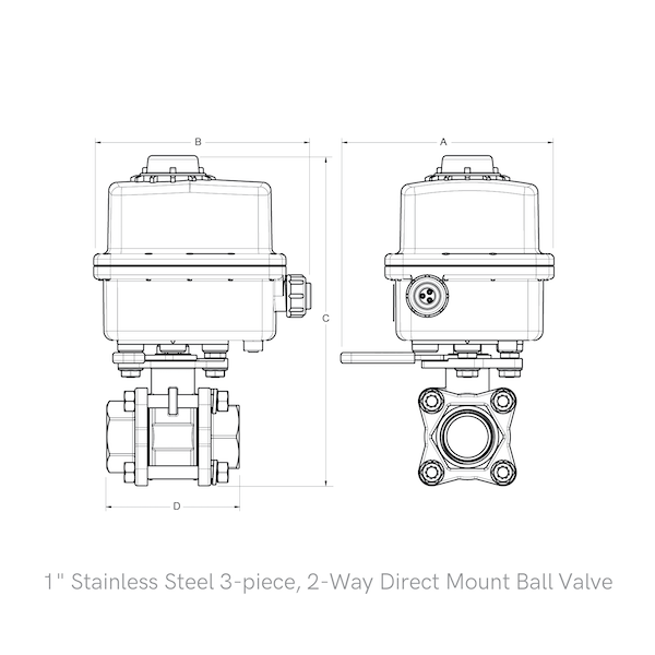 KZValve NSF 61 Stainless Steel Ball Valves