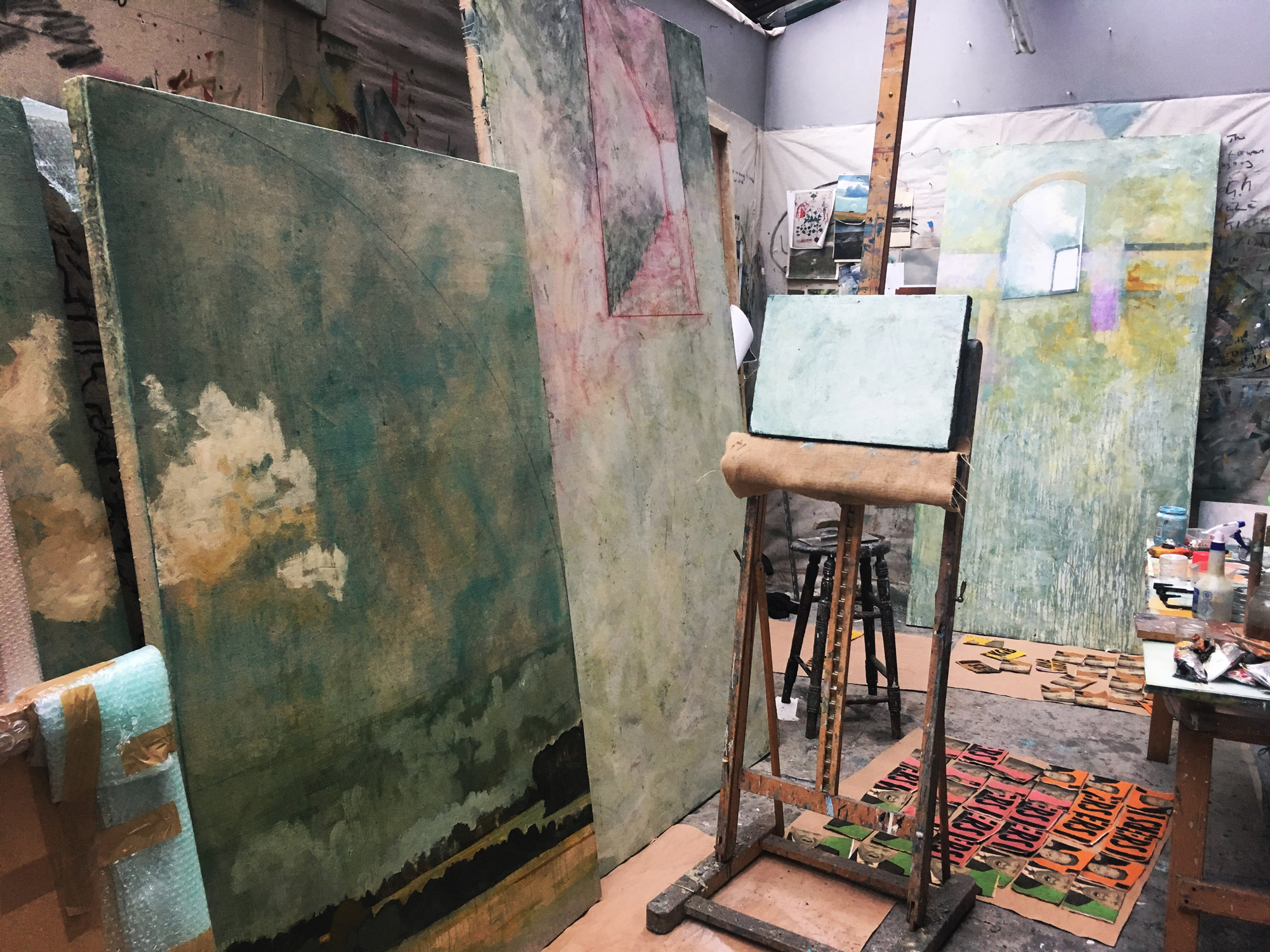 Harry Adams Flooded Land III Print L13 Light Industrial