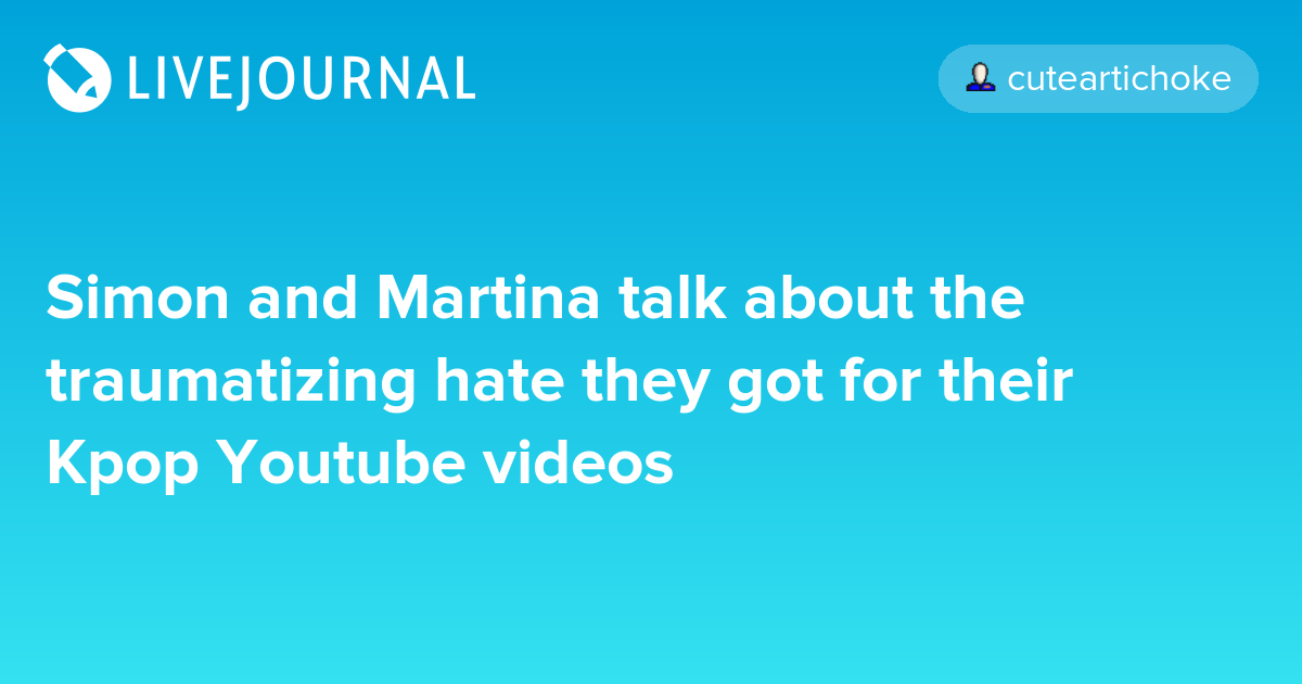 Simon and Martina talk about the traumatizing hate they got for their