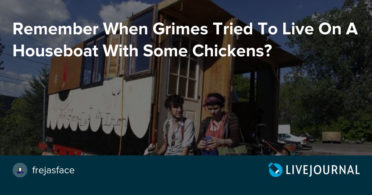 Remember When Grimes Tried To Live On A Houseboat With Some Chickens