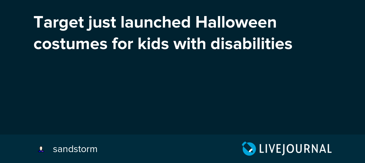 Target just launched Halloween costumes for kids with disabilities Oh