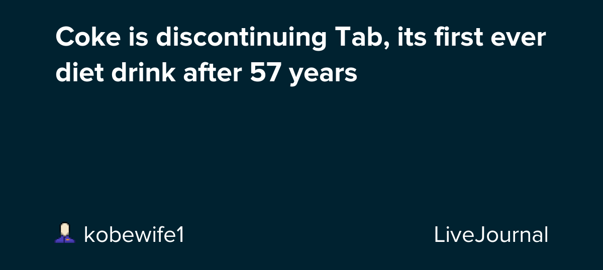 Coke is discontinuing Tab, its first ever diet drink after 57 years