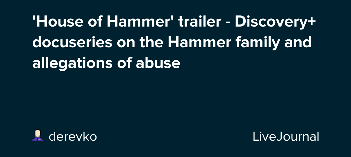 'House of Hammer' trailer Discovery+ docuseries on the Hammer family