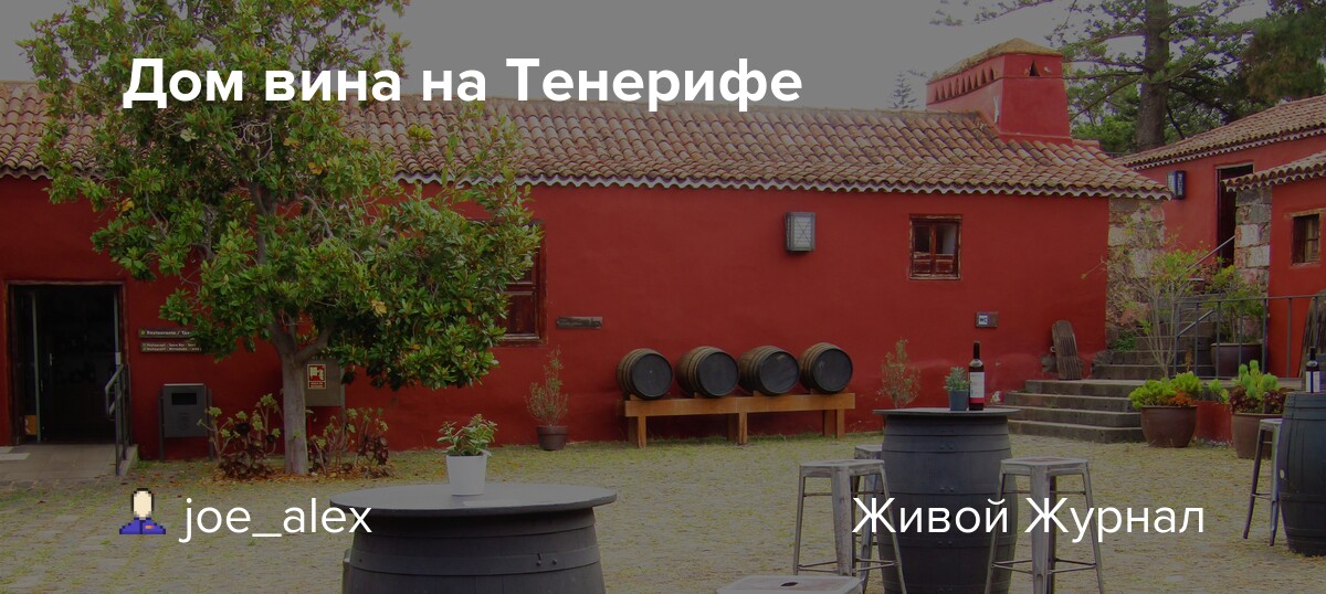 Дом вина на Тенерифе. joe_alex — LiveJournal