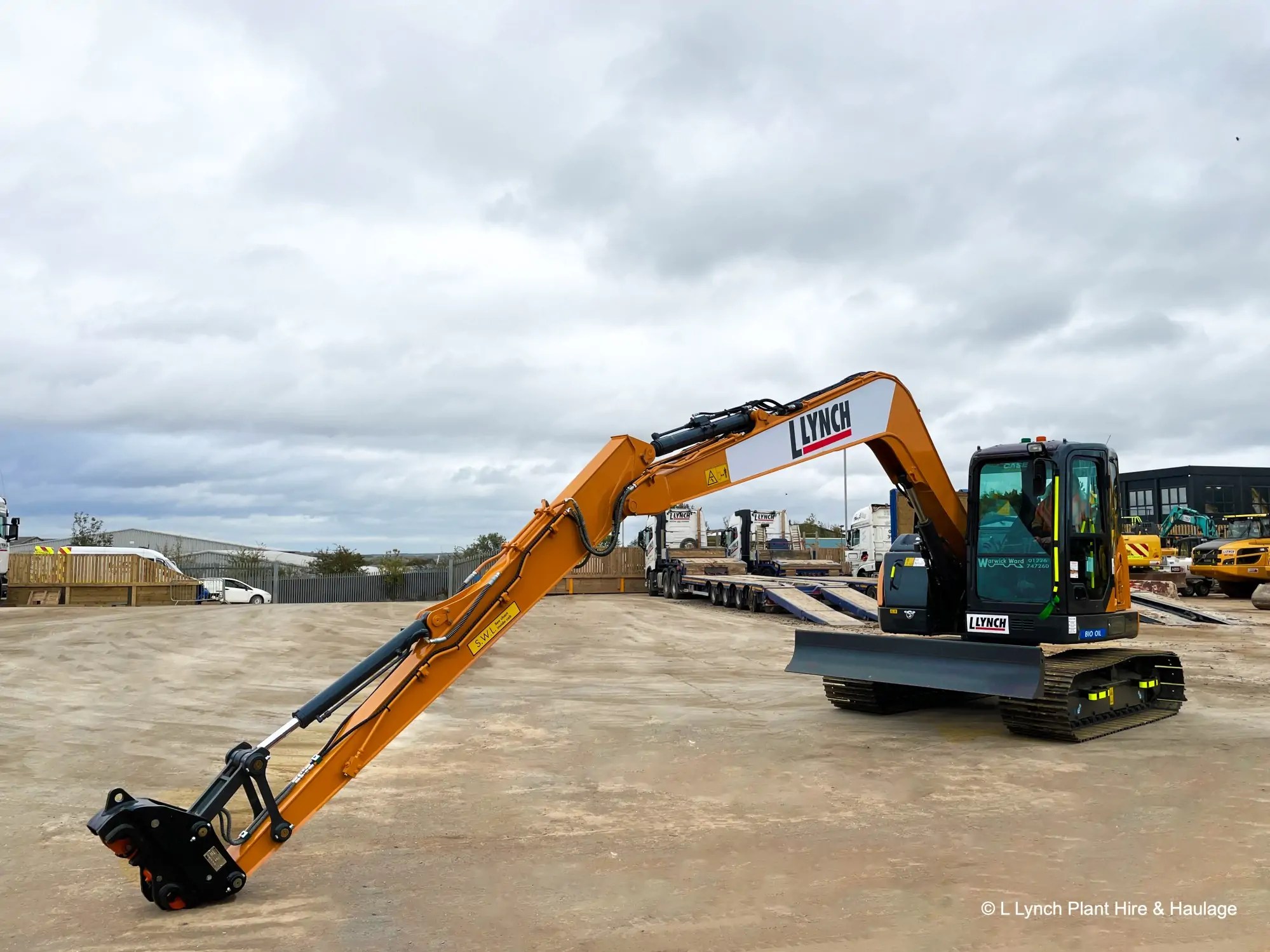 Lynch new Stage V 9t Long Reach Excavators to our fleet