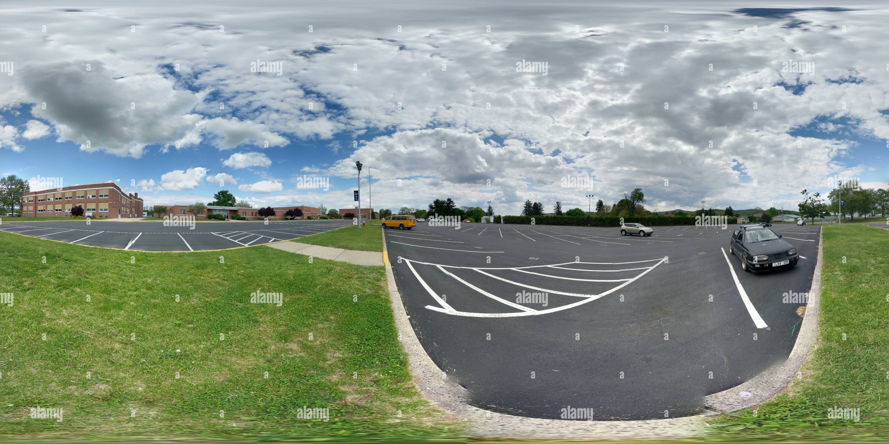 360° view of Oley Valley High School Alamy