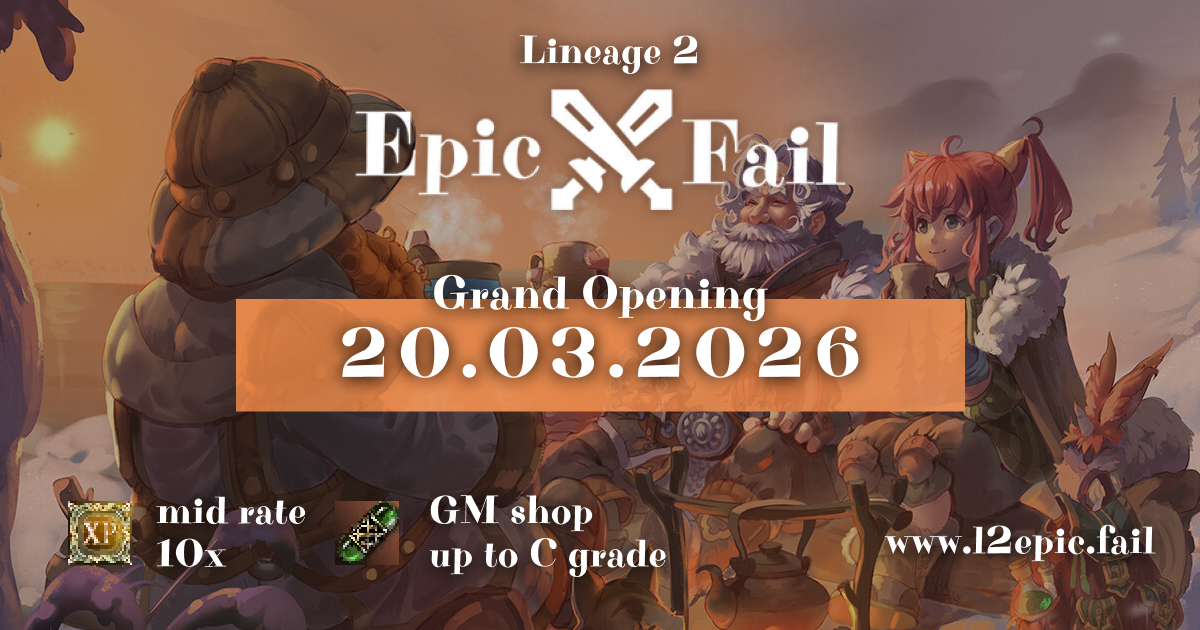 L2 Epic Fail Interlude 10x midrate