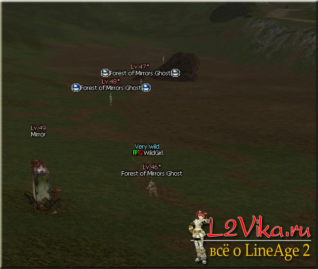 Forest of Mirrors Лес зеркал Lineage 2 L2Vika.ru Vizavi