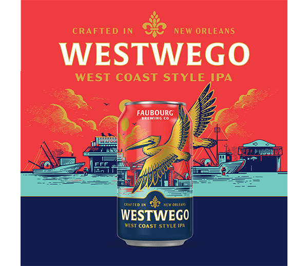 FAUBOURG WESTWEGO IPA Crescent Crown Distributing