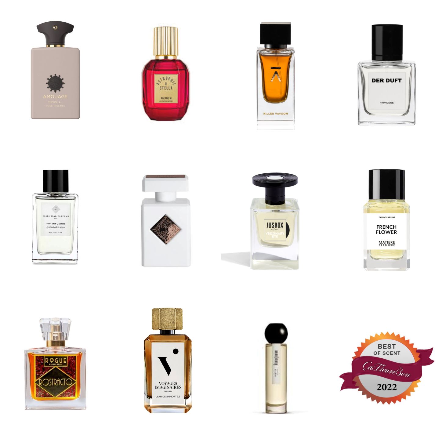 CAFLEUREBON TOP TEN best perfumes 2022, Karl Topham and Michael