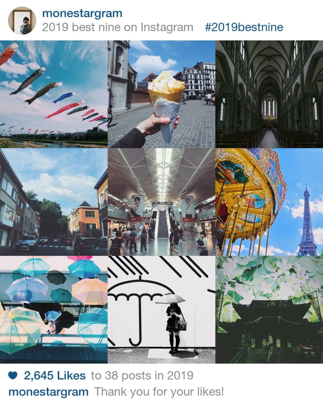 【インスタ】今年もベストナインの季節がやってきました！2019年に人気があった写真を振り返ろう！【最新版】