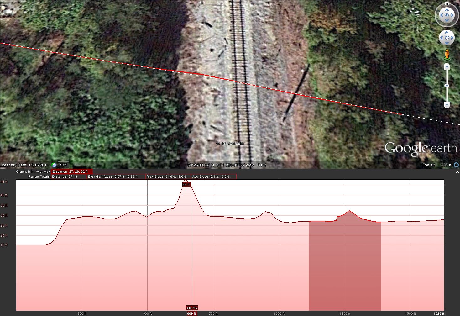 {LaB} » Creating a Section Using Google Earth