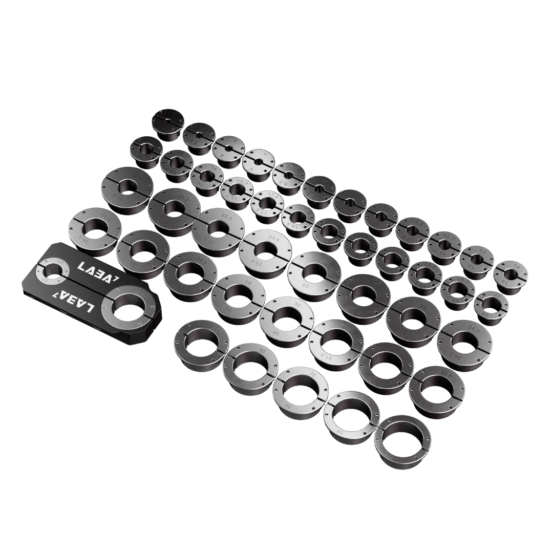 Universal shaft clamp set for MTB forks and shocks LABA7