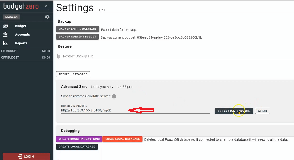 Cómo instalar Budgetzero + CouchDB usando Labarta