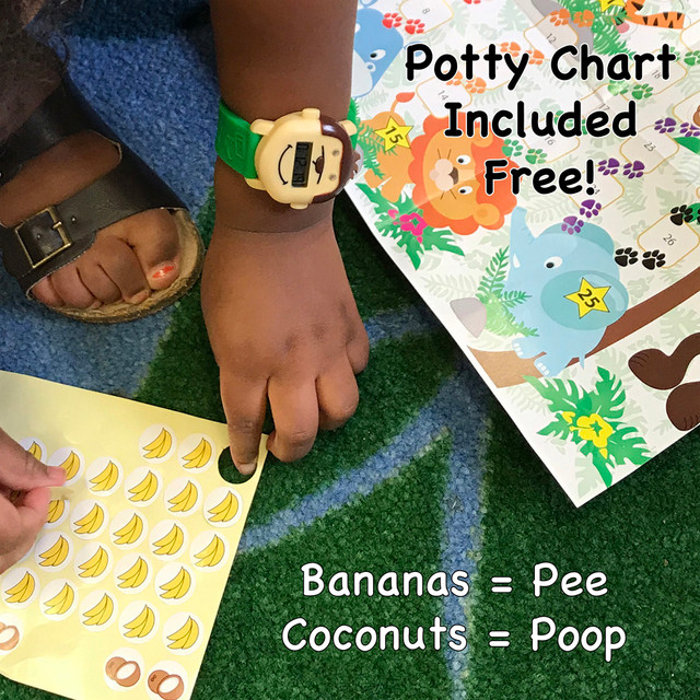Potty Monkey Watch Potty Training Reminder Labas metodes