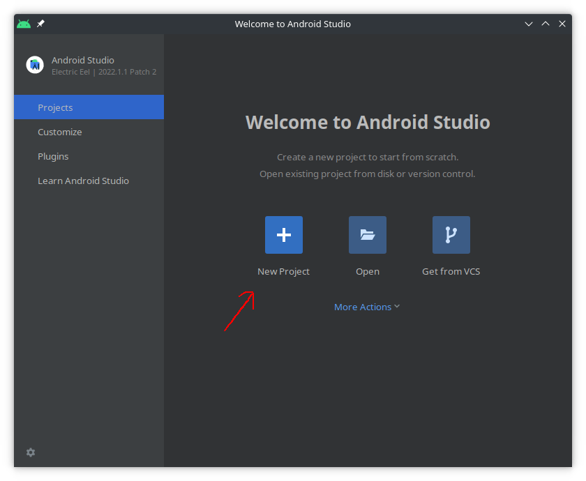 Android Studio Emulator GUI