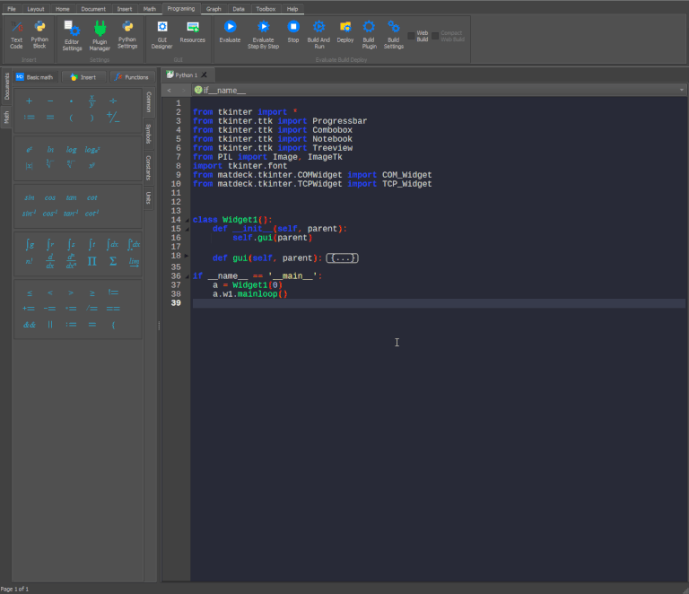 Drag and Drop Tkinter GUI Designer LabDeck
