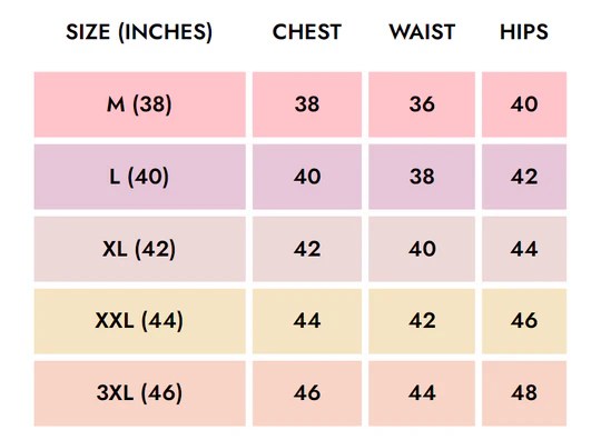 Size Guide – Welcome to Label Amrita - Premium Indian Traditional Wear